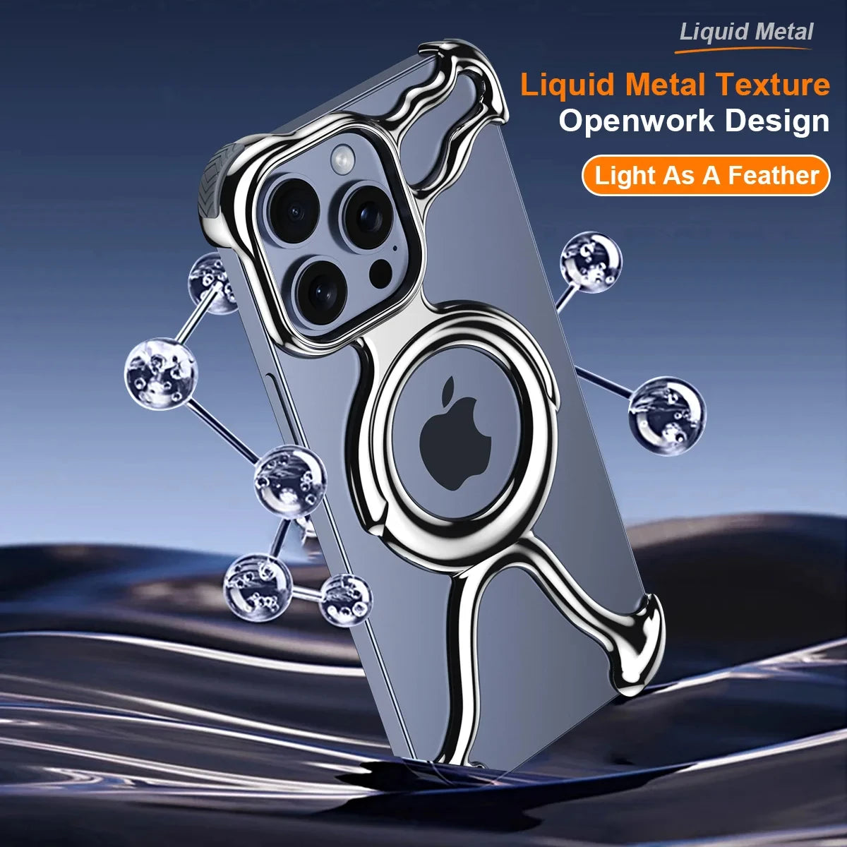 Magnetic Liquid Metal Phone Case