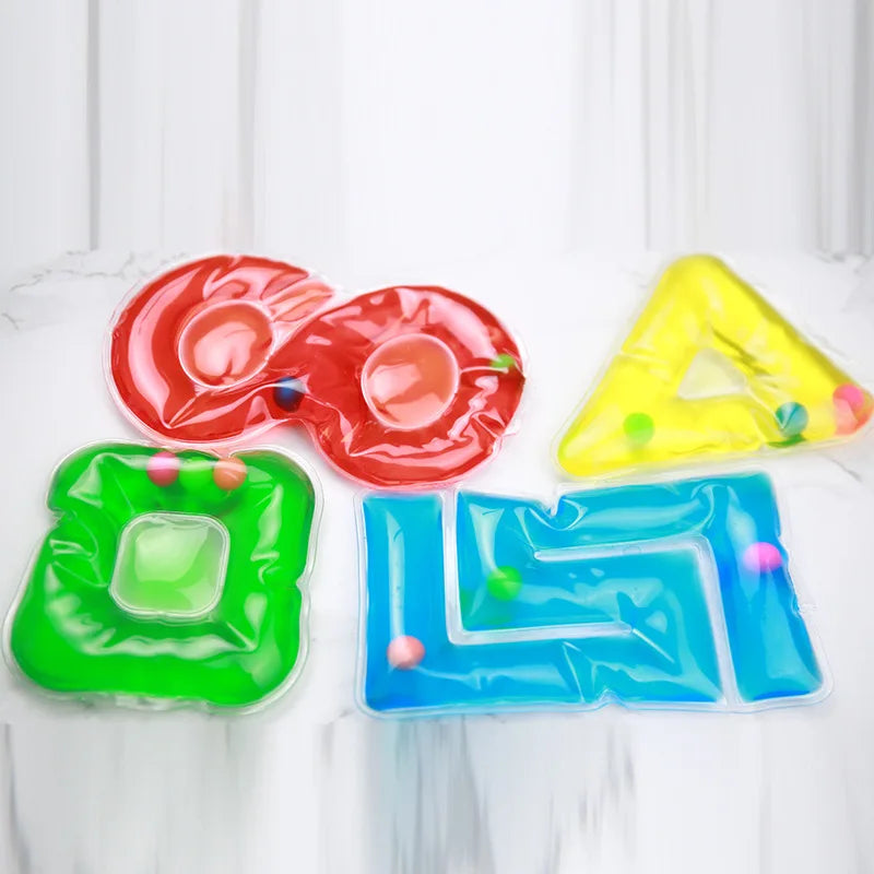 Summer Novelty Stress Relief Toy  Water Bag Squeeze Gold Dust Water Strip Party Game Left Restless Antistress Girl Toy