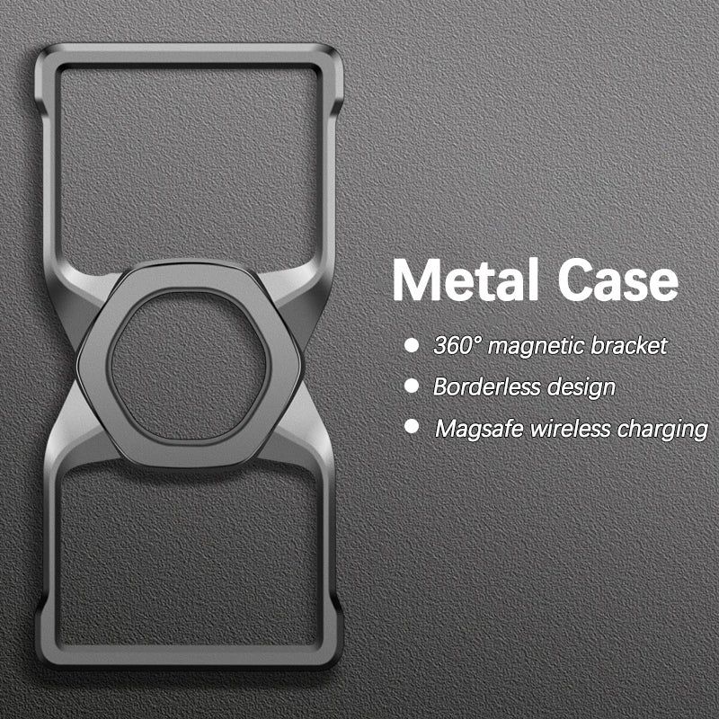 Magnetic Metal Frame Phone Case