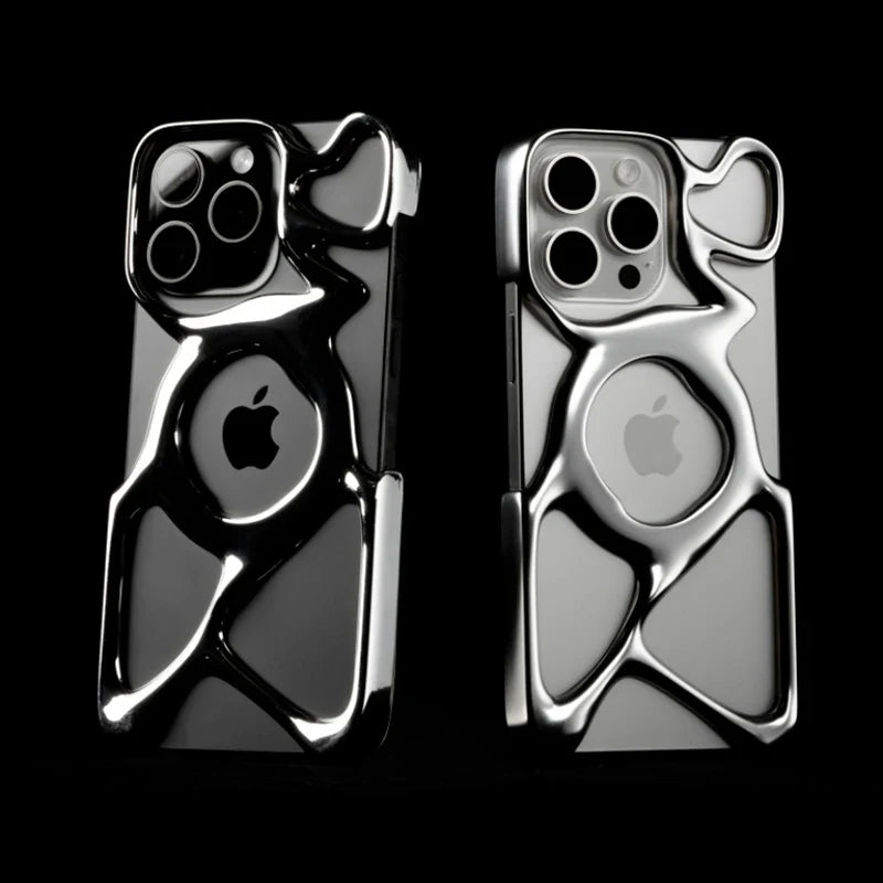 Liquid Metal Angry Miao Phone case