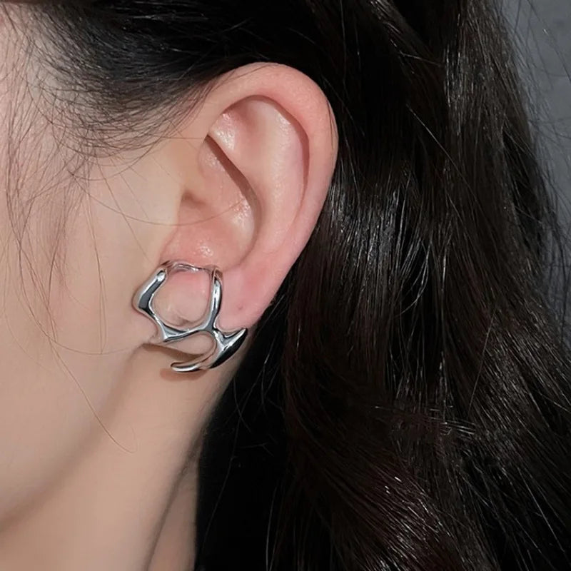 Liquid Metal Earrings