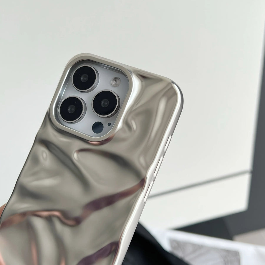 Liquid Metal Wave Phone Case