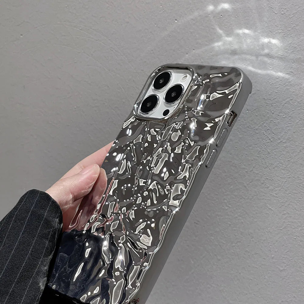 Liquid Metal Ripple Phone Case