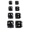 BONISKISS 4 pairs of Neutral Magnetic Stud Earrings Hypoallergenic Stainless Steel Cubic Zircon Clip Earrings Women Jewelry