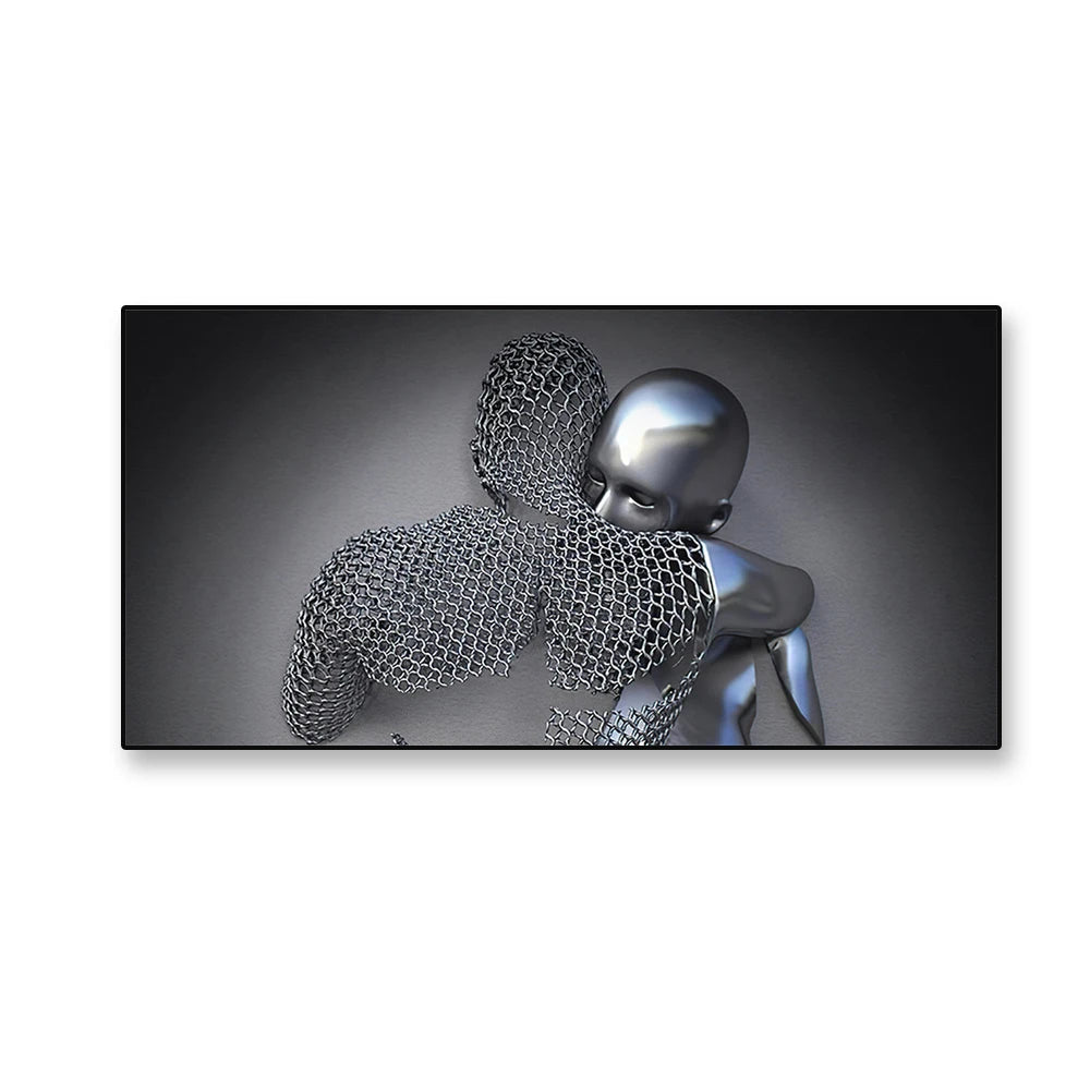 Liquid Metal Hug Paint