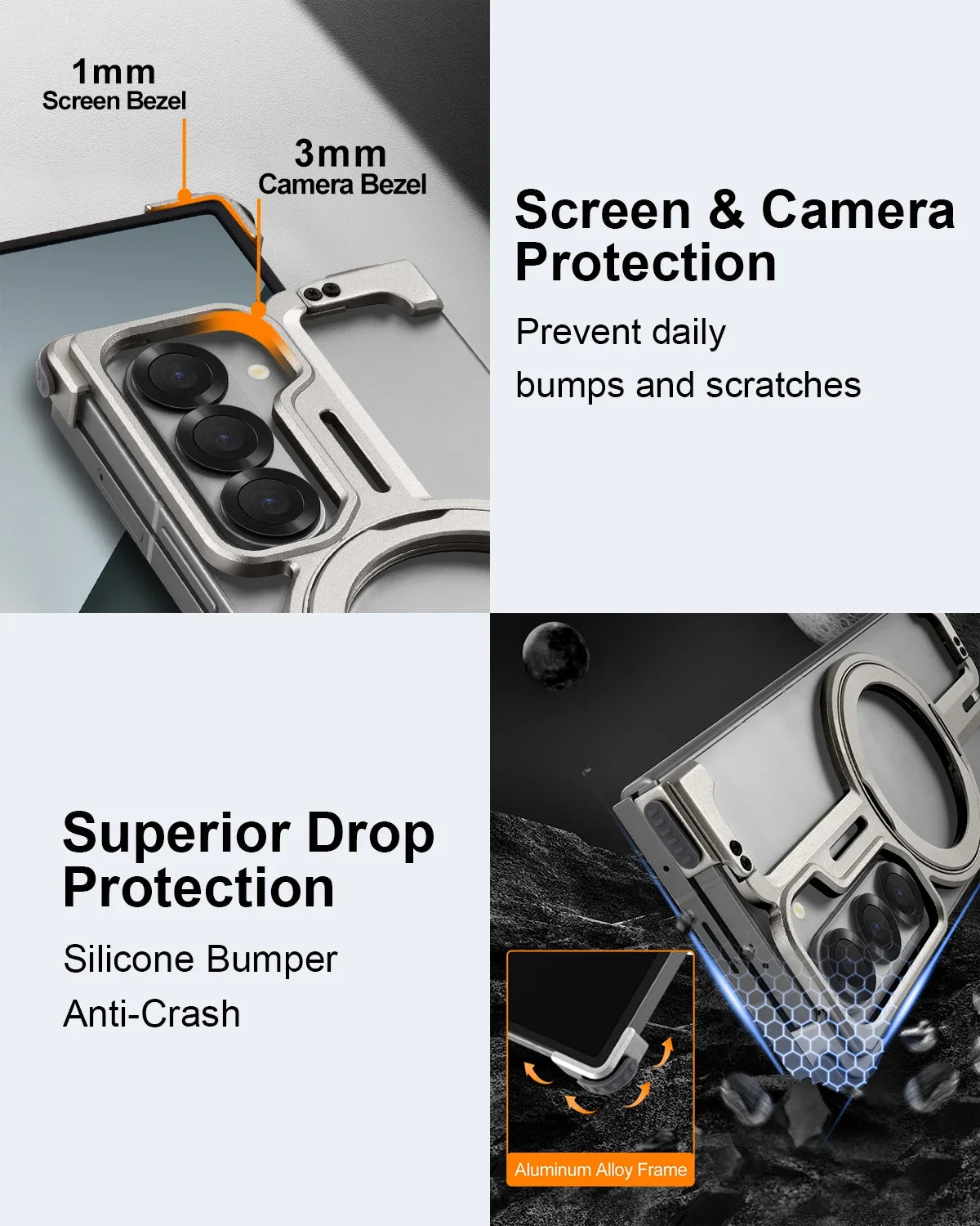 Magnetic Ring Stand Phone case