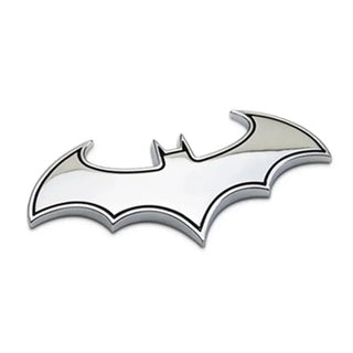 Liquid Metal Bat Sticker - Silver