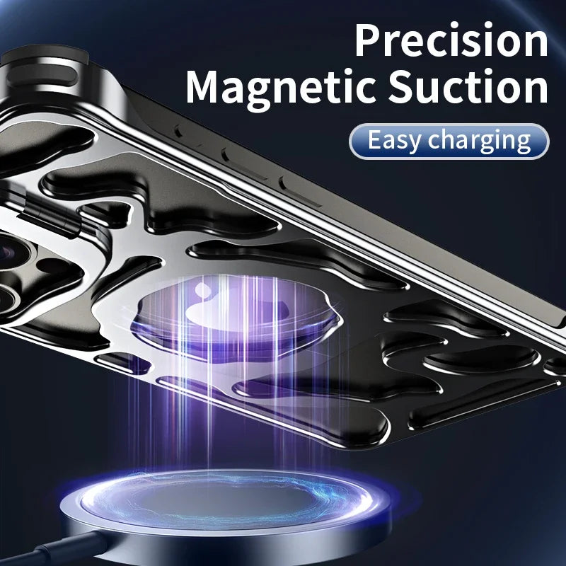 Liquid Magnetic Bracket Phone Case