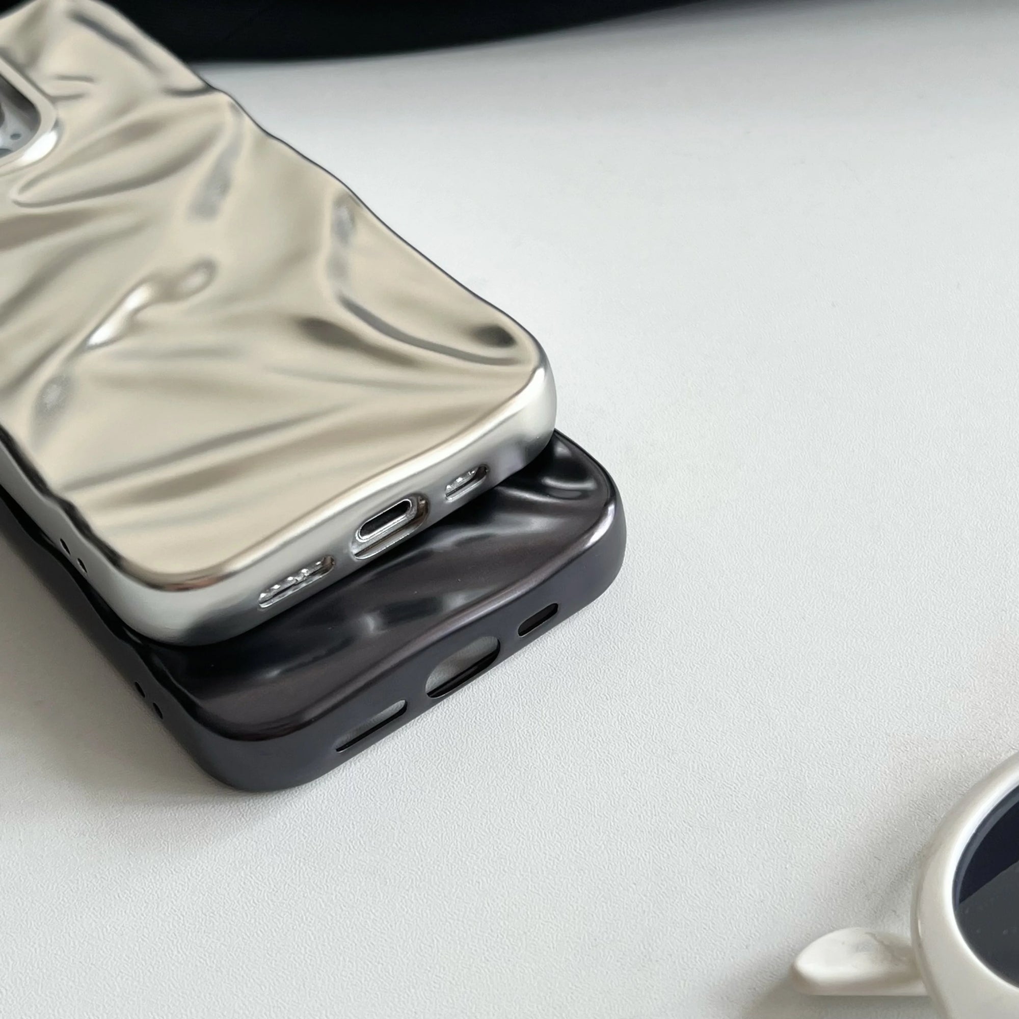 Liquid Metal Wave Phone Case