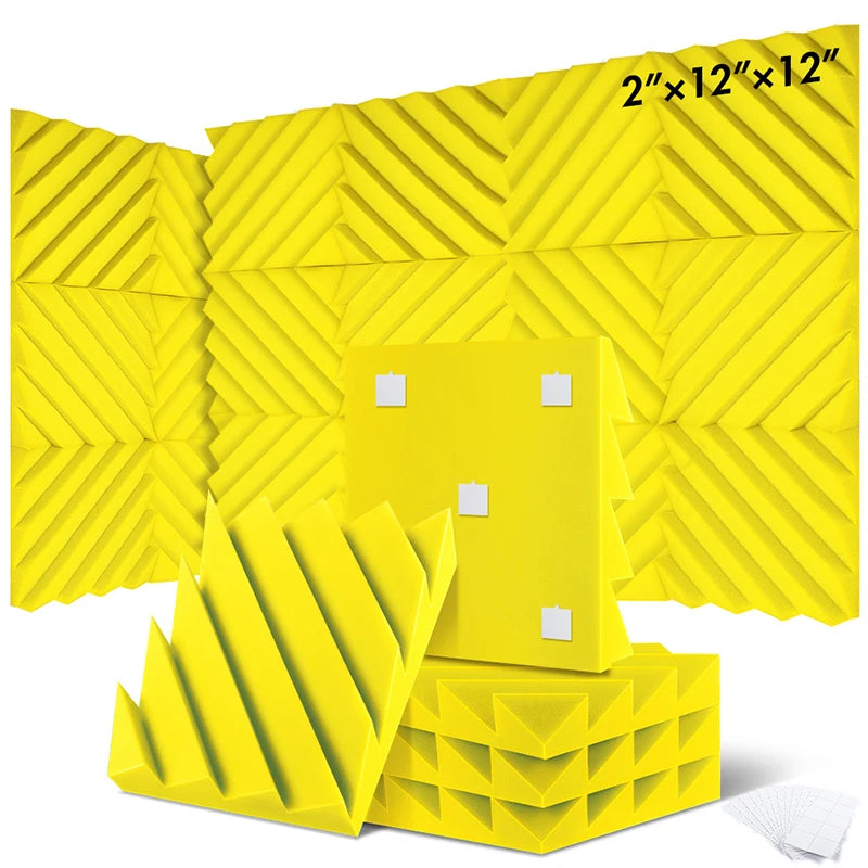 Acoustic Panels With A Diagonal Pattern