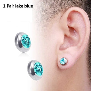 Gemstone Magnetic Earring - WA0567-2