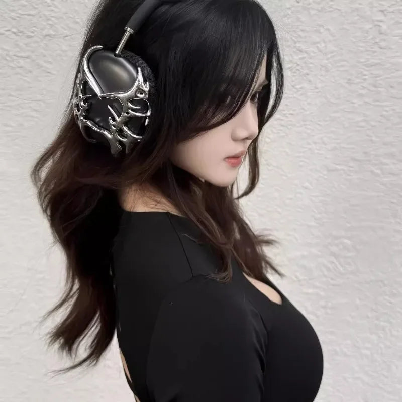 Liquid Metal Butterfly Headphones