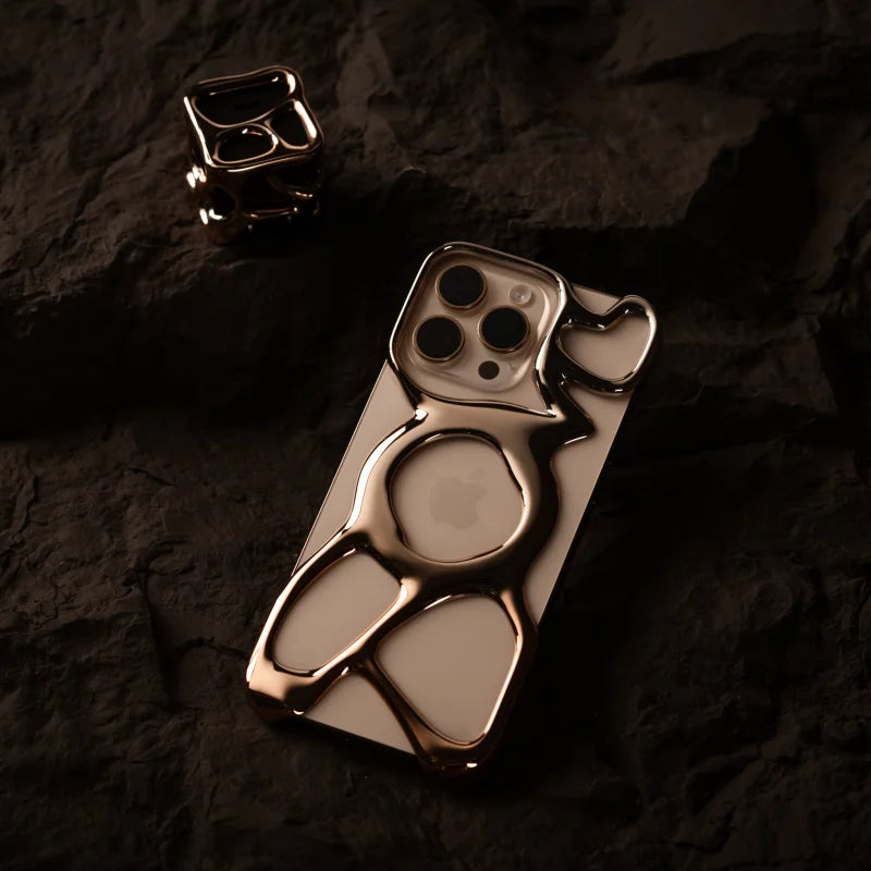Liquid Metal Angry Miao Phone case
