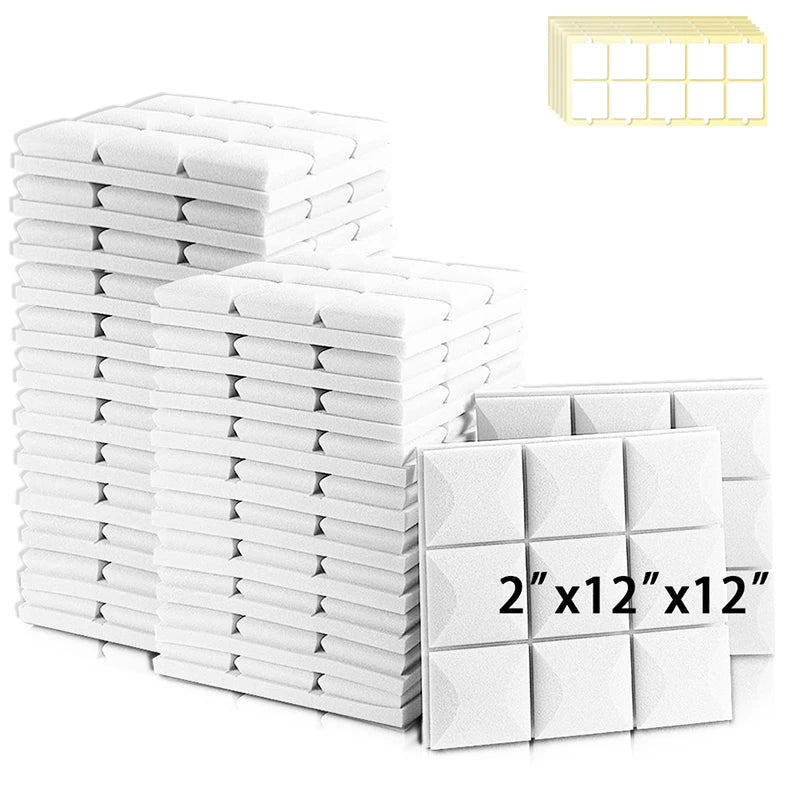 Acoustic Panels With A Square Pattern