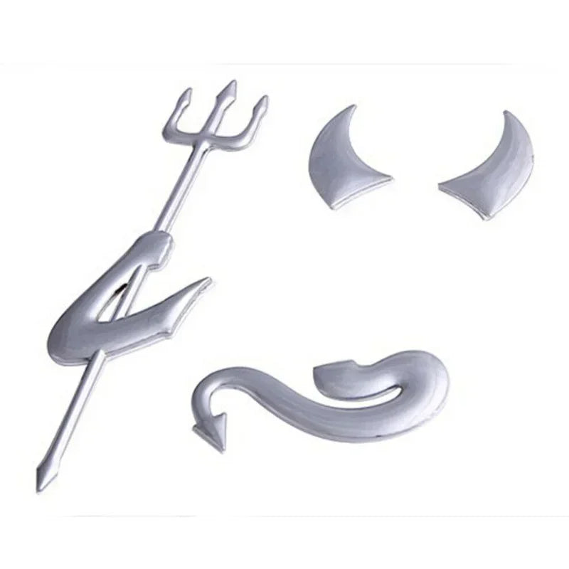 Liquid Metal Devil Sticker