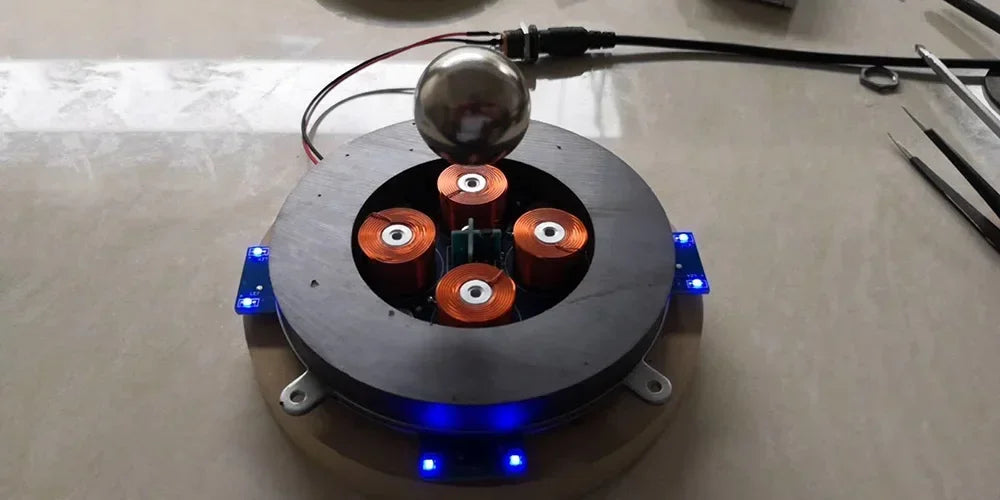 Magnetic Levitation kit Wireless Power Supply Module Multi-function Indicator Wireless Charging  Diameter 83m