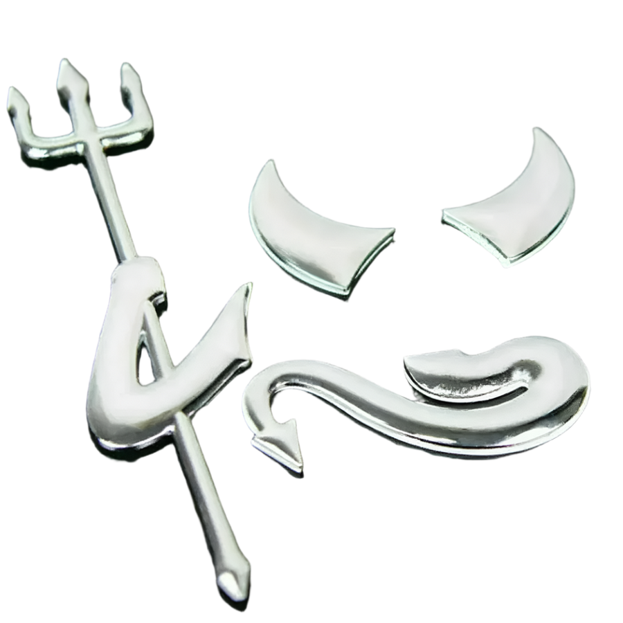 Liquid Metal Demon Sticker