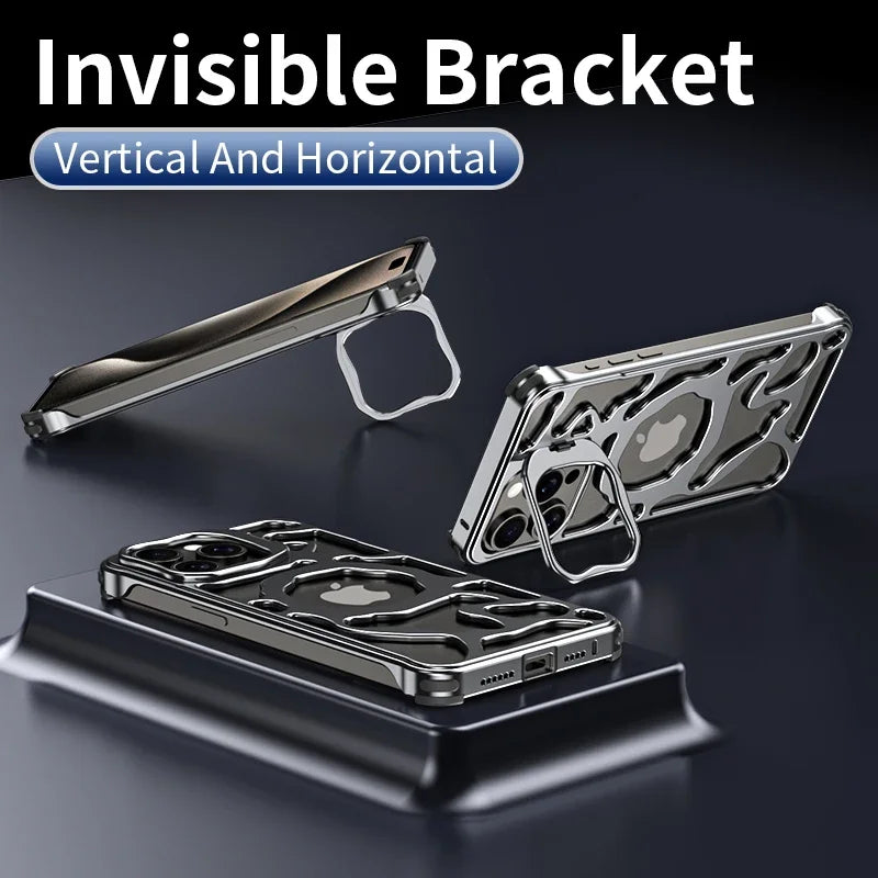 Liquid Magnetic Bracket Phone Case