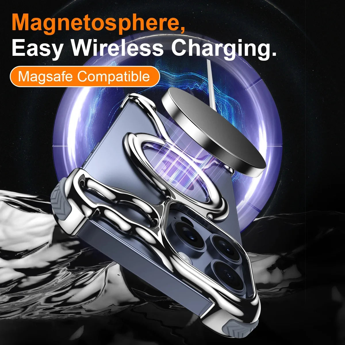 Magnetic Liquid Metal Phone Case
