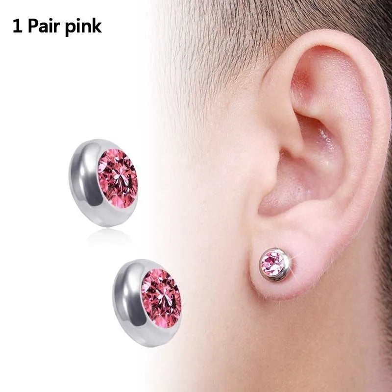 Gemstone Magnetic Earring