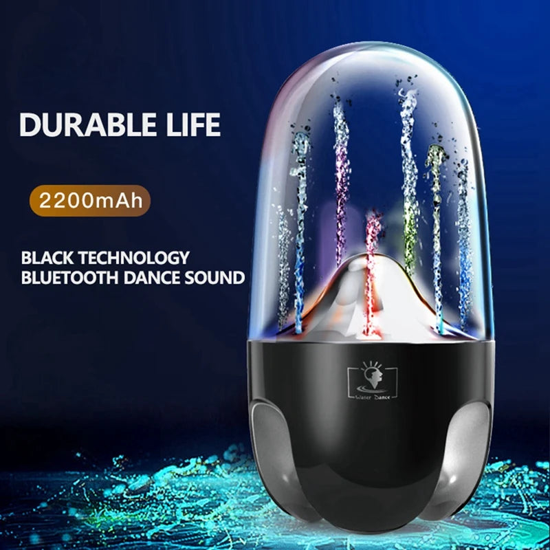 B04C-Portable Wireless Water Dance Bluetooth Speaker Stereo Game Sound Box Audio Speaker Music Fountain Loudspeaker