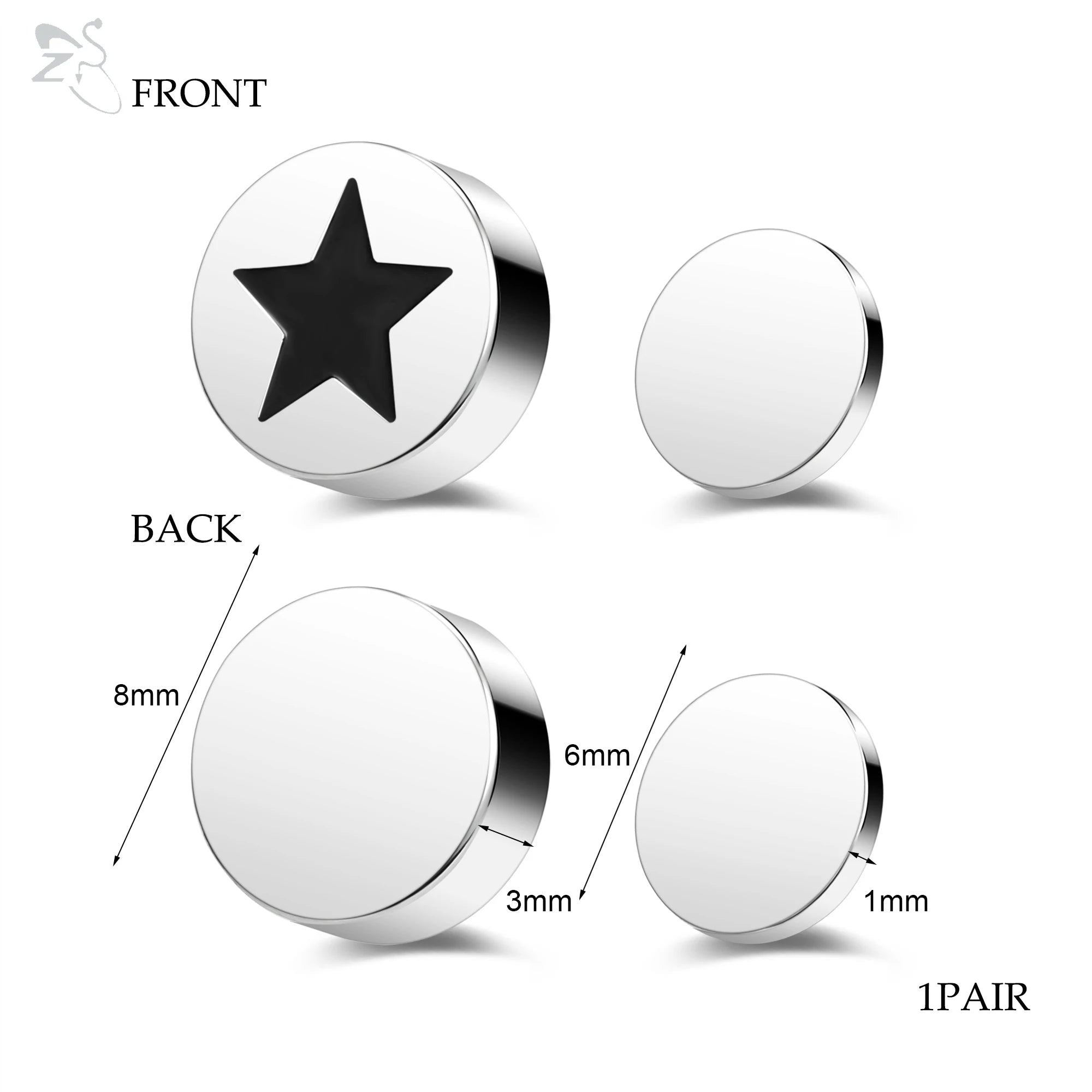 Symbolic Magnet Earring